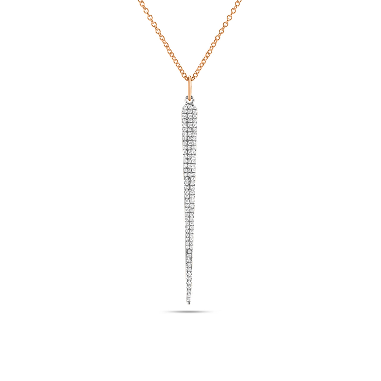 Diamond Needle Point Neckalce