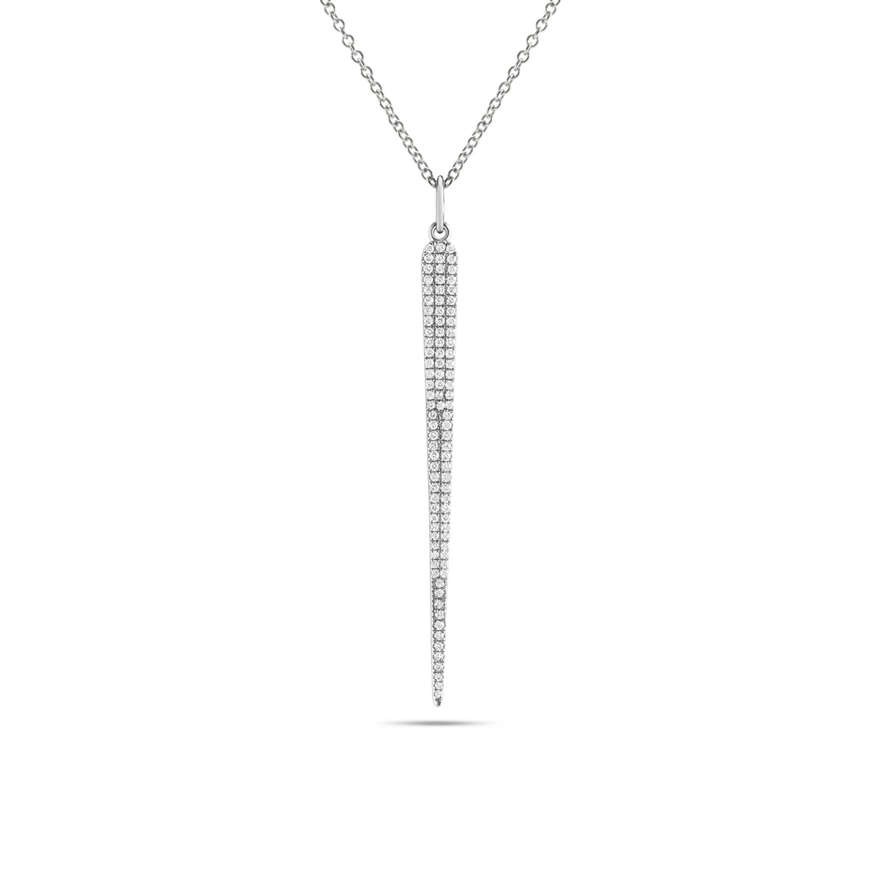 Diamond Needle Point Neckalce