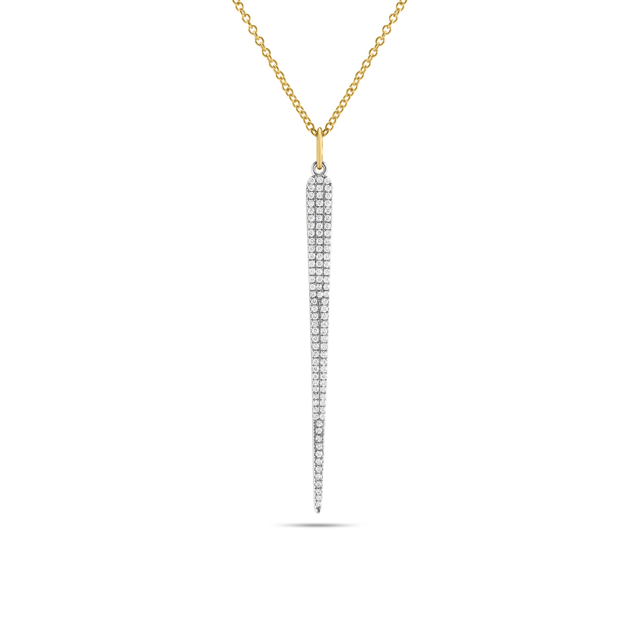 Diamond Needle Point Neckalce
