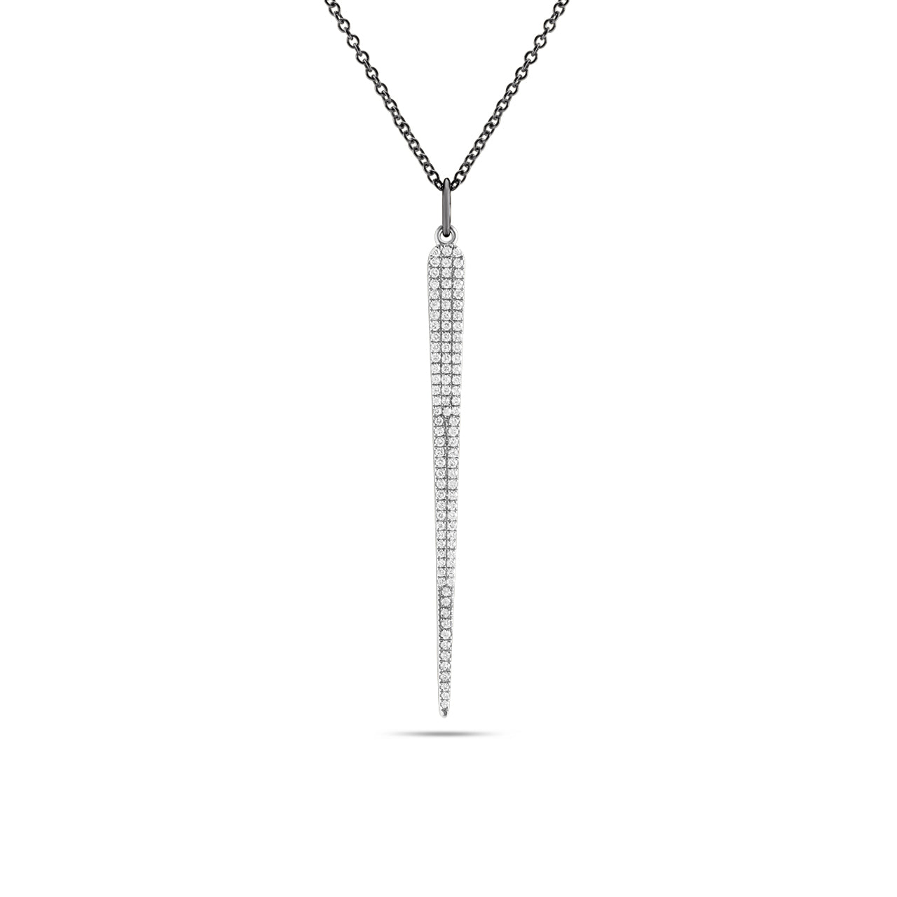 Diamond Needle Point Neckalce