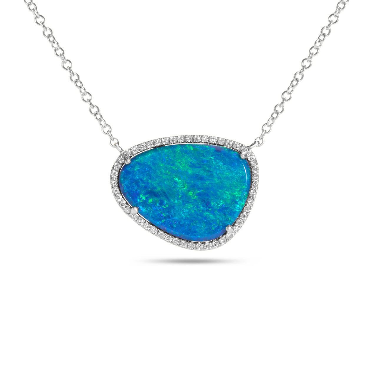 Opal & Diamond Large Signature Necklace