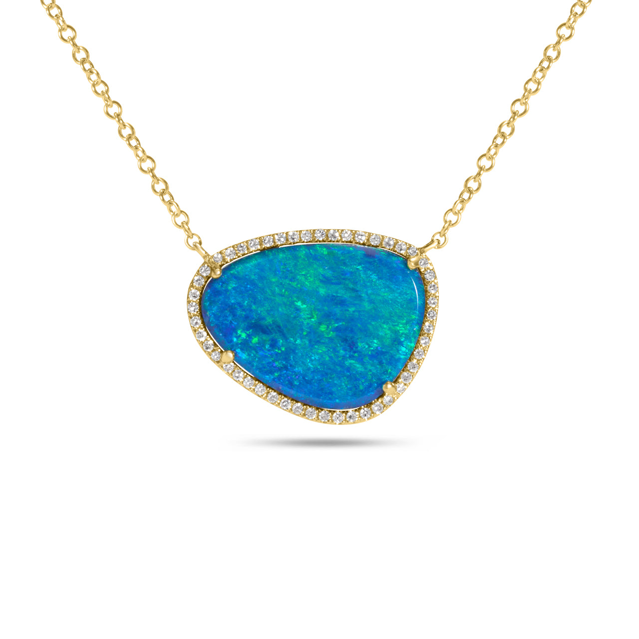 Opal & Diamond Large Signature Necklace