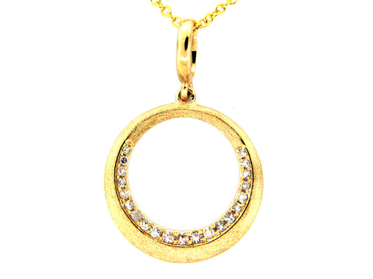 DIAMOND CIRCLE PENDANT