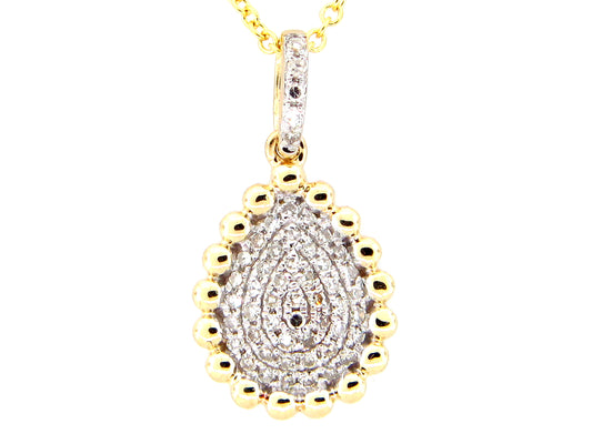 DIAMOND PENDANT, 14KY (N)