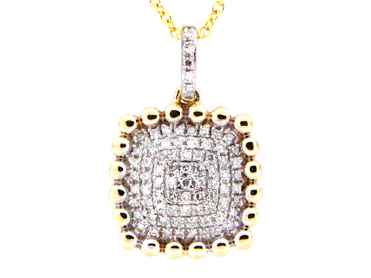 DIAMOND PENDANT, 14KY (N)