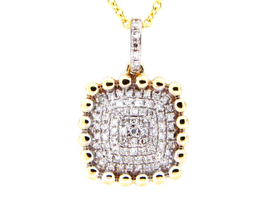 DIAMOND PENDANT, 14KY (N)