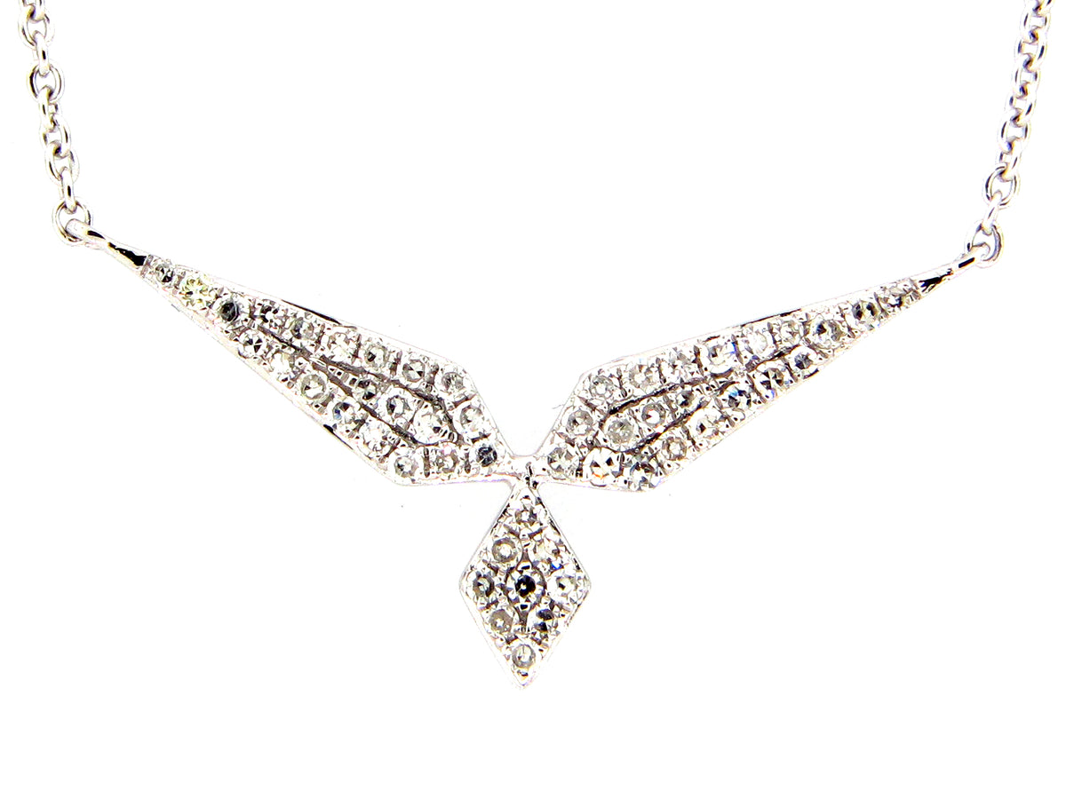 DIAMOND TRISPOKE PENDANT