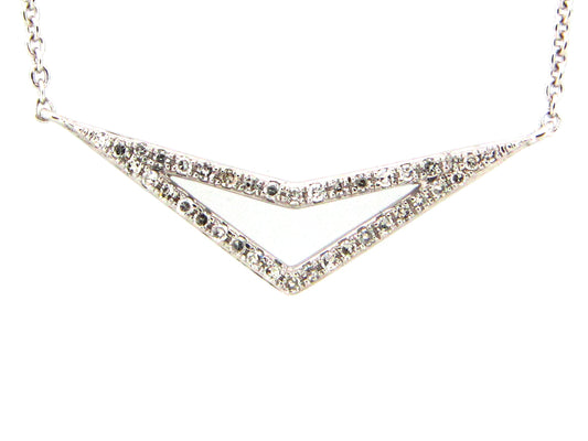 DIAMOND CHEVRON PENDANT