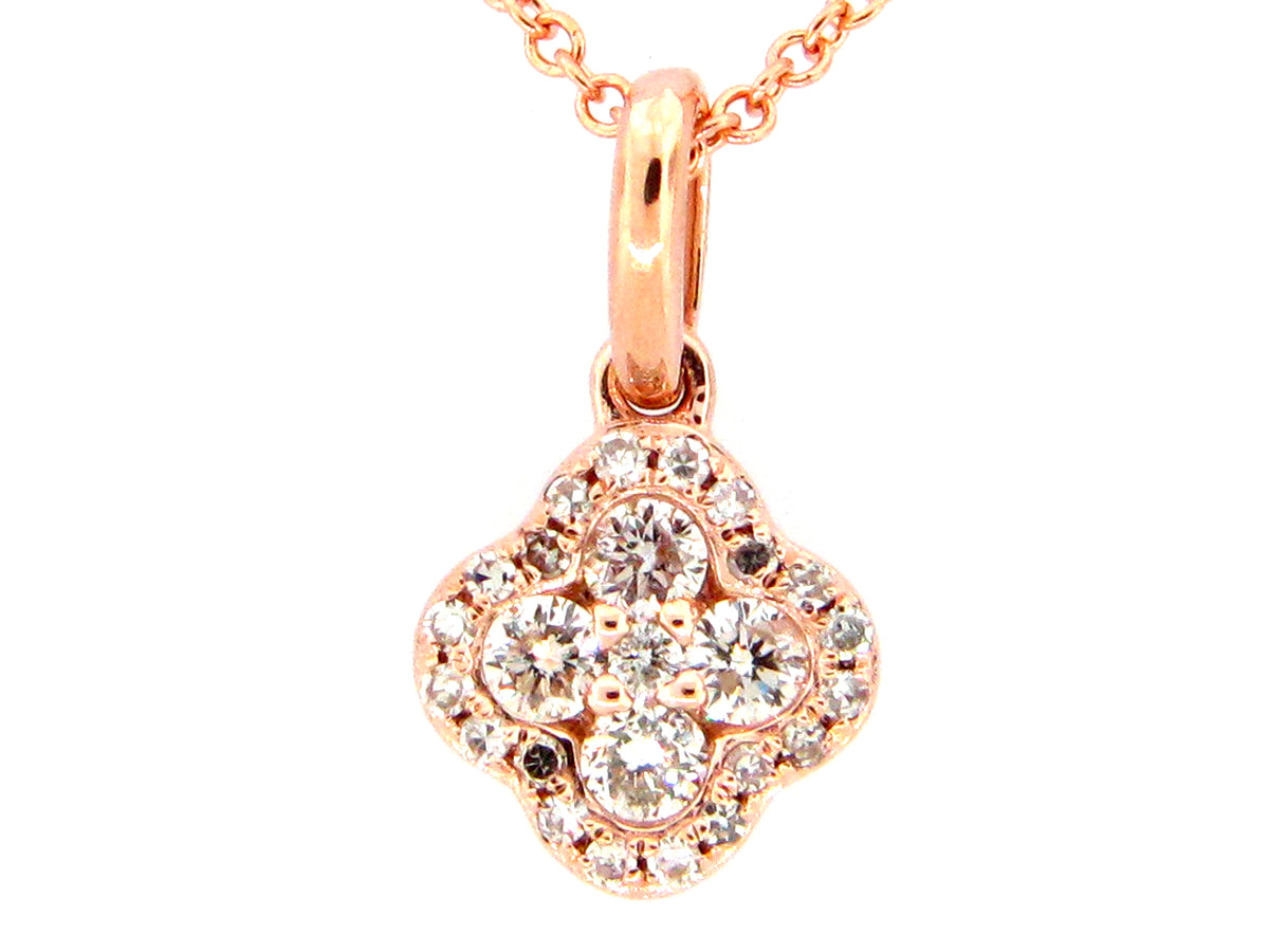 DIAMOND PENDANT, 14KR (N)