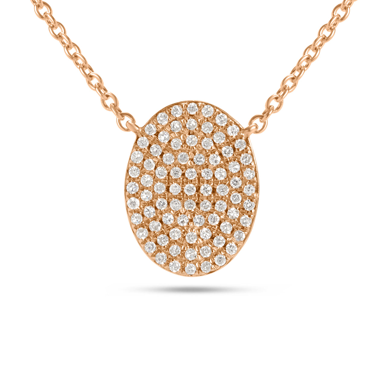 Diamond Oval Necklace