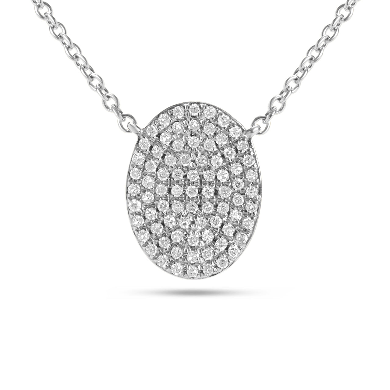 Diamond Oval Necklace