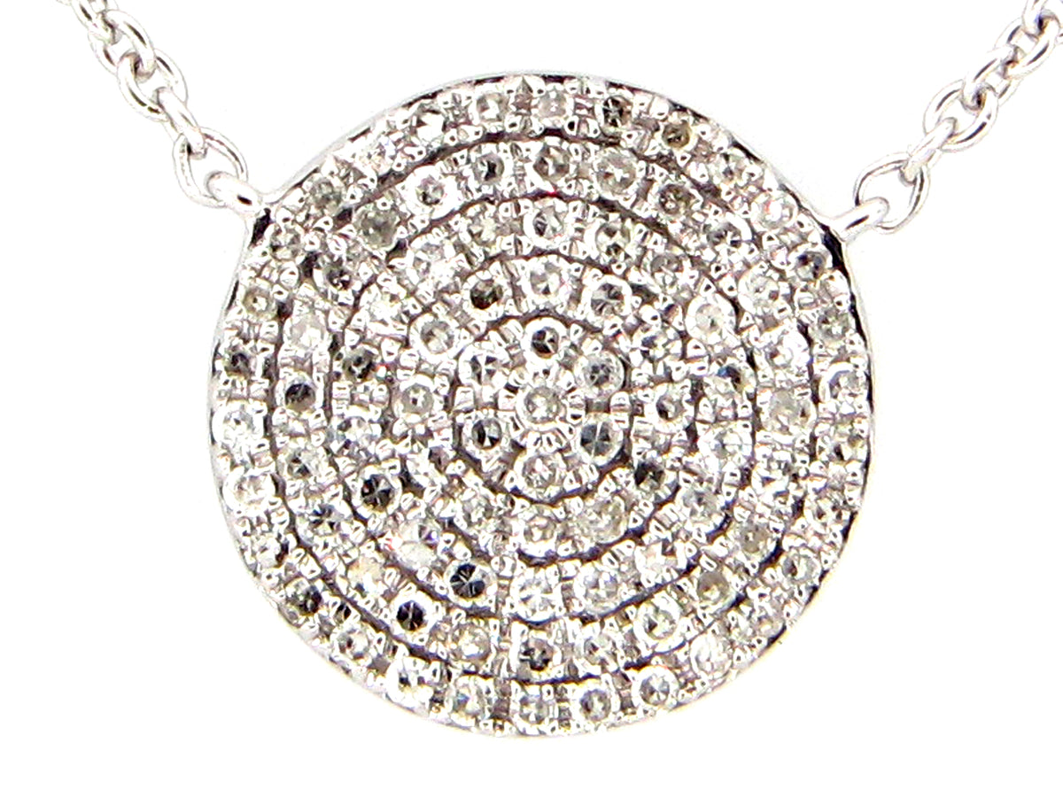 DIAMOND DISC PENDANT