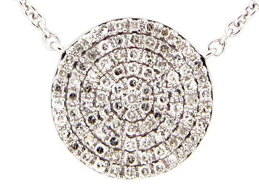 DIAMOND DISC PENDANT