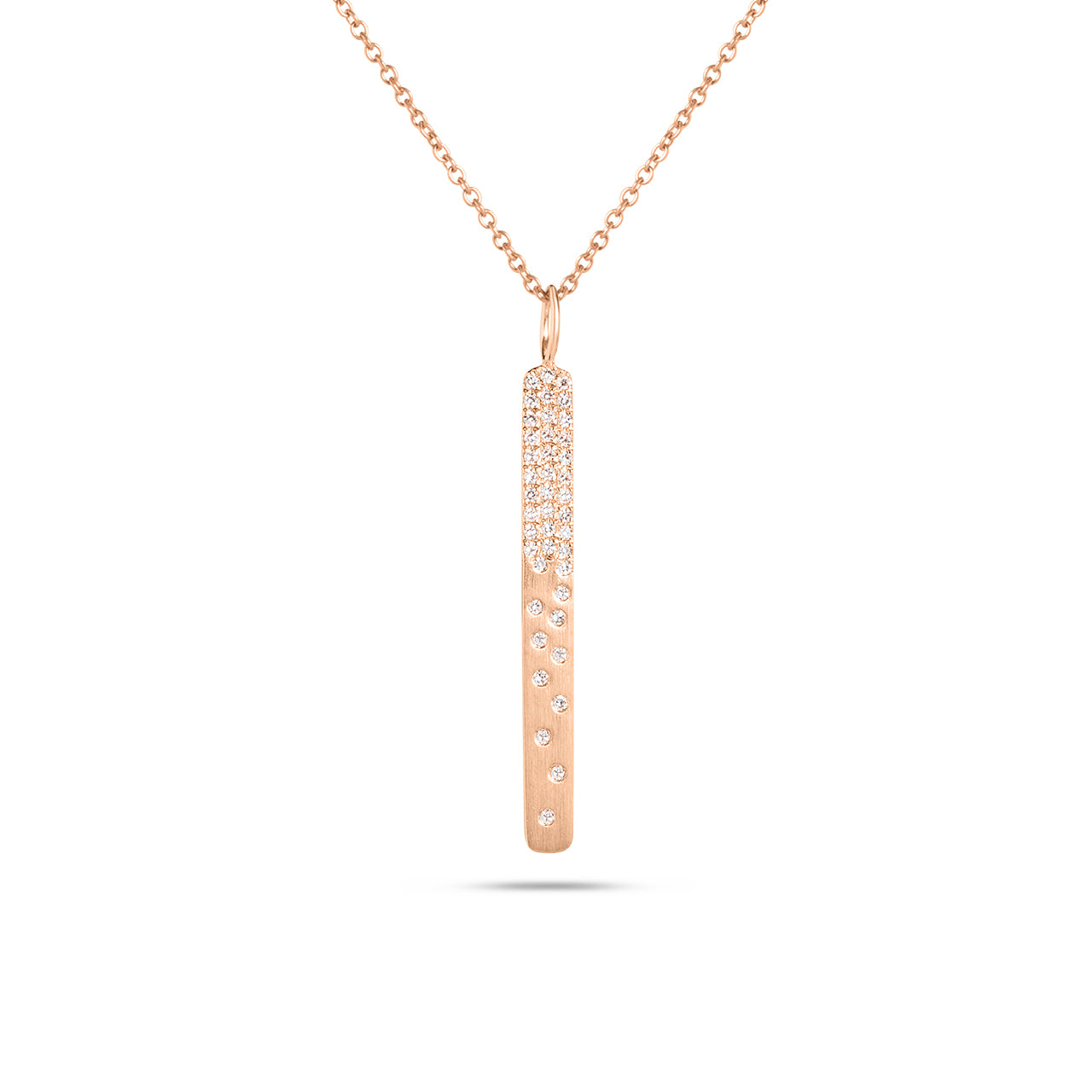 Diamond Petite Confetti Bar Necklace