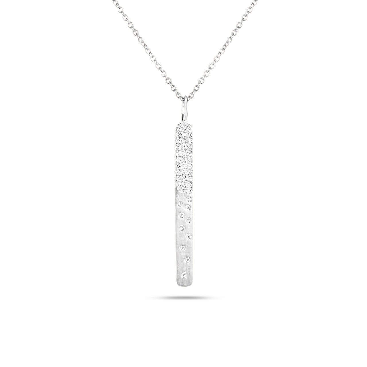 Diamond Petite Confetti Bar Necklace