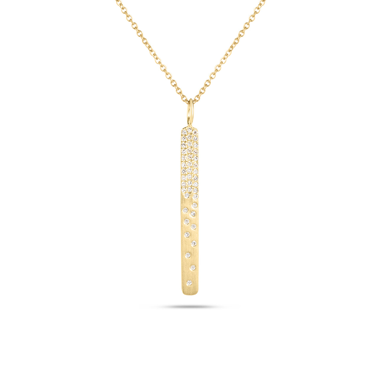 Diamond Petite Confetti Bar Necklace