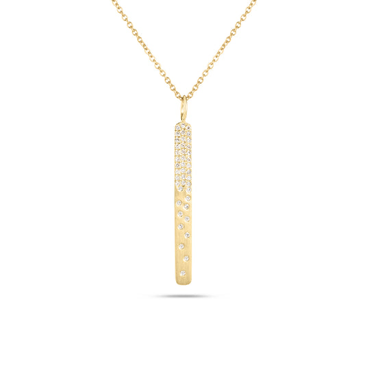 Diamond Petite Confetti Bar Necklace