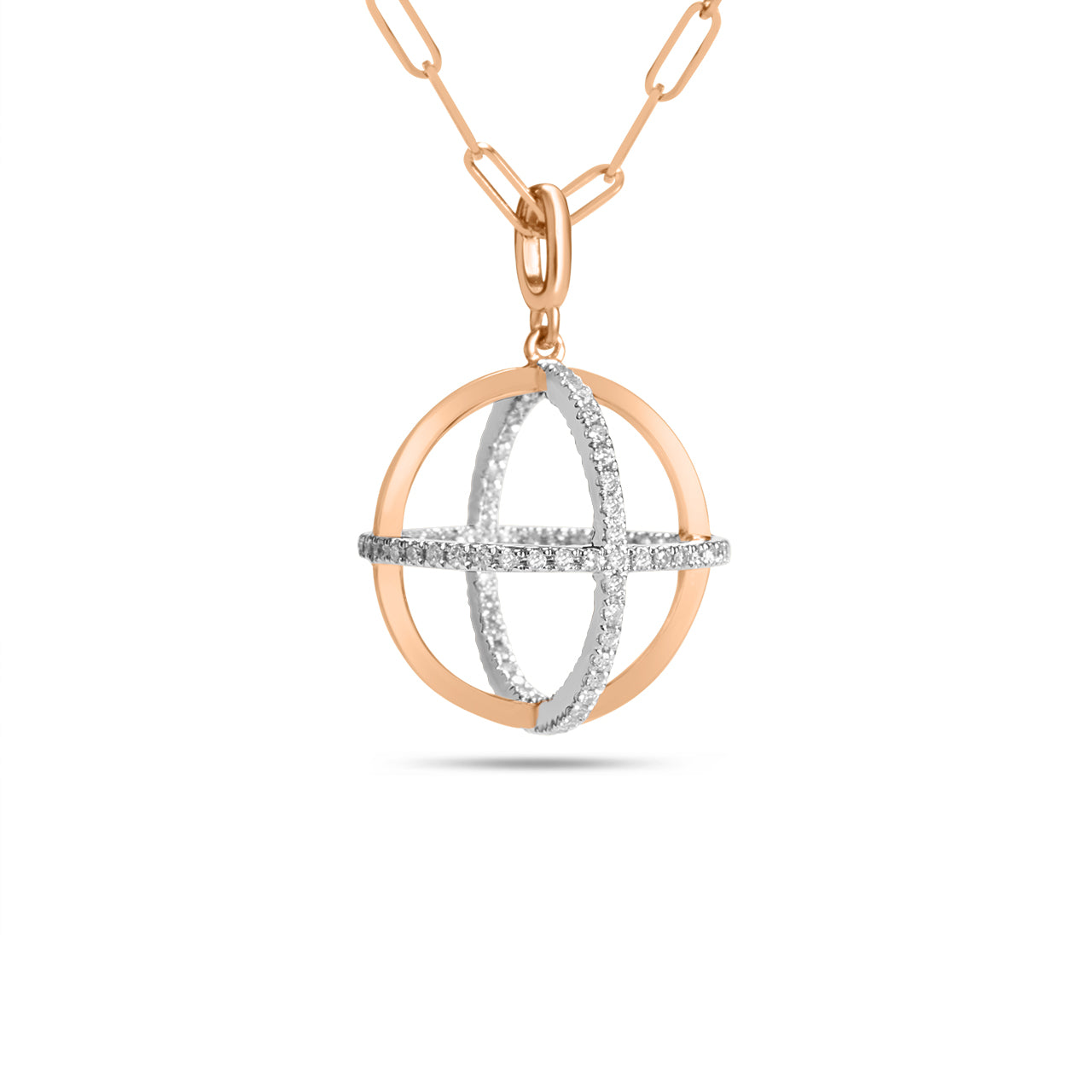 Diamond Sphere Necklace