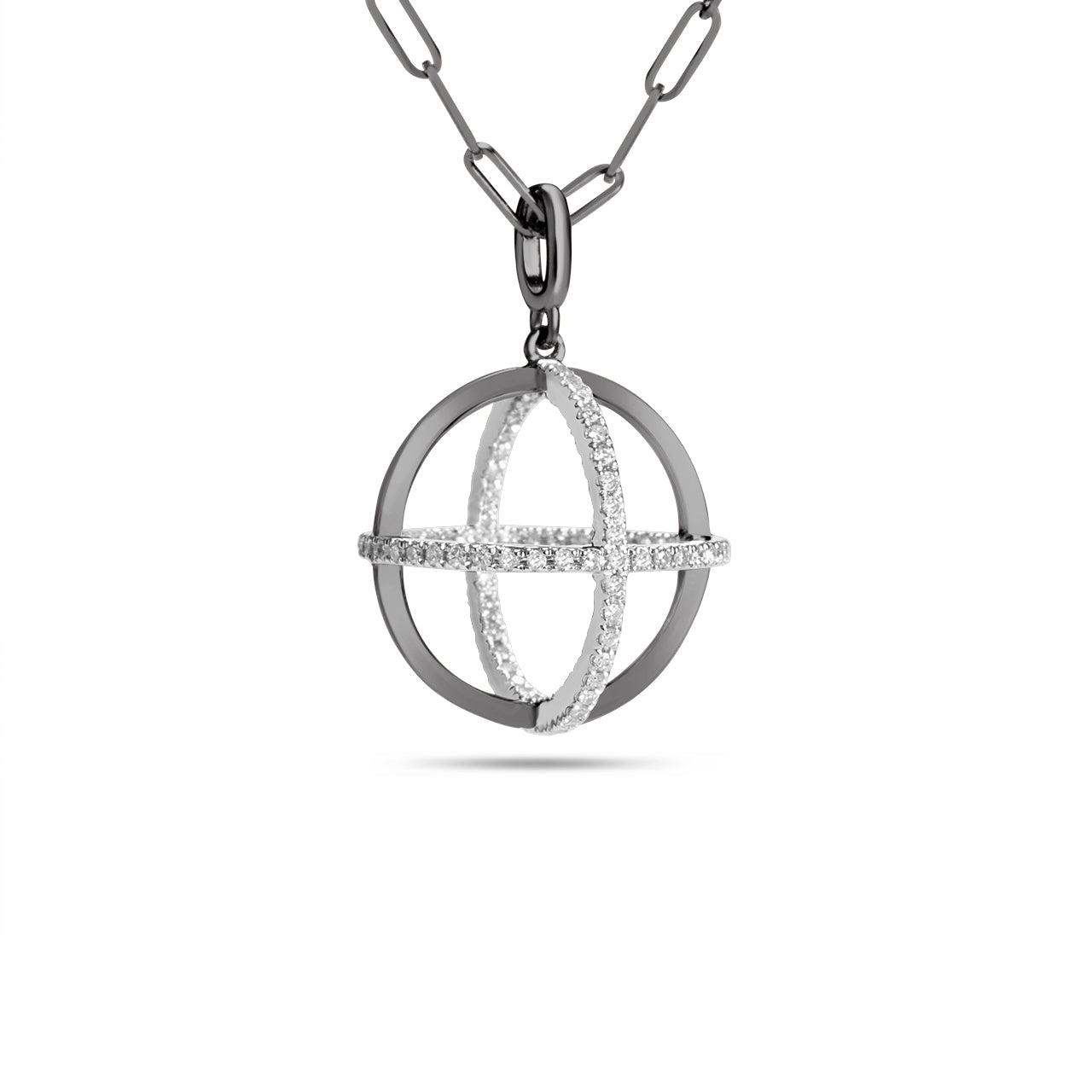 Diamond Sphere Necklace