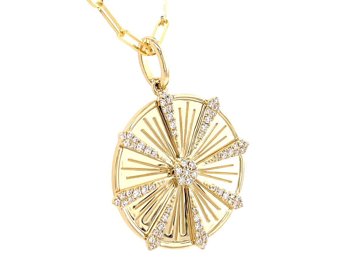 DIAMOND STARBURST PENDANT