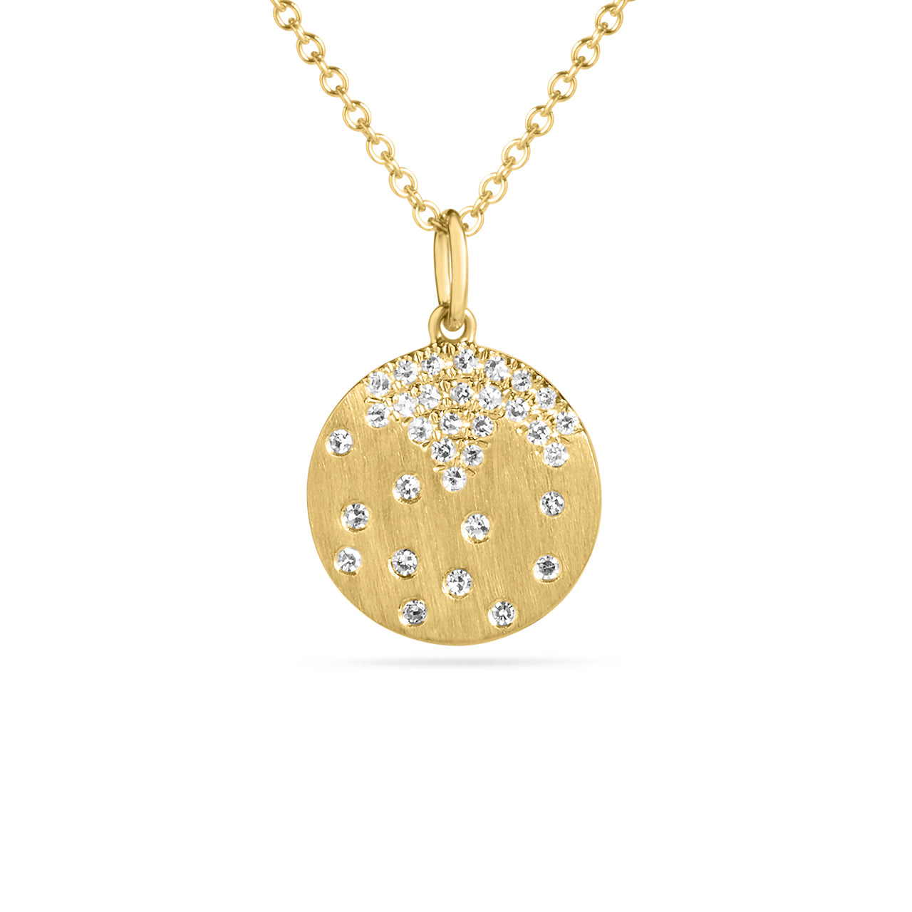 Diamond Petite Confetti Disc Necklace