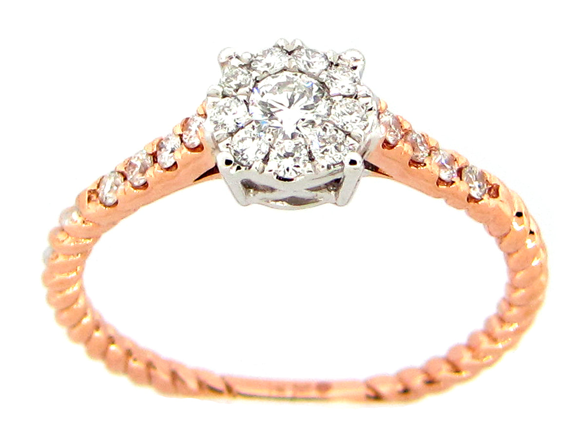 DIAMOND RING, 14KZ (N)