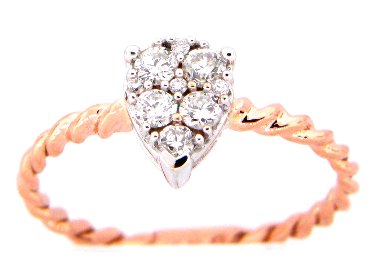 DIAMOND RING, 14KZ (N)