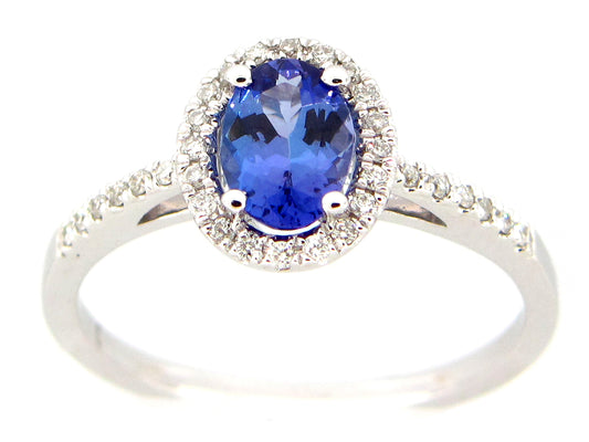 Tanzanite Diamond Ring