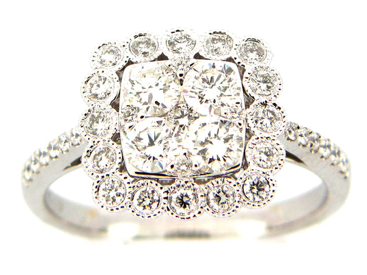 DIAMOND RING, 14KW (N)