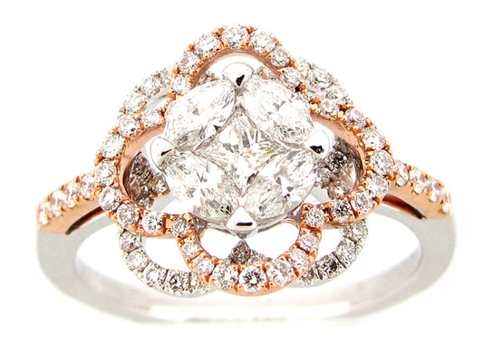 DIAMOND RING, 18KZ (N)