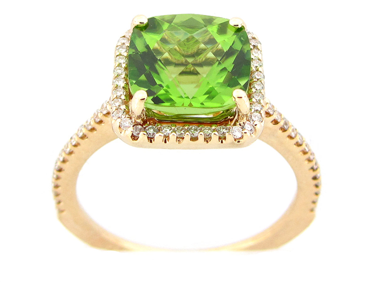 PERIDOT & DIAMOND RING