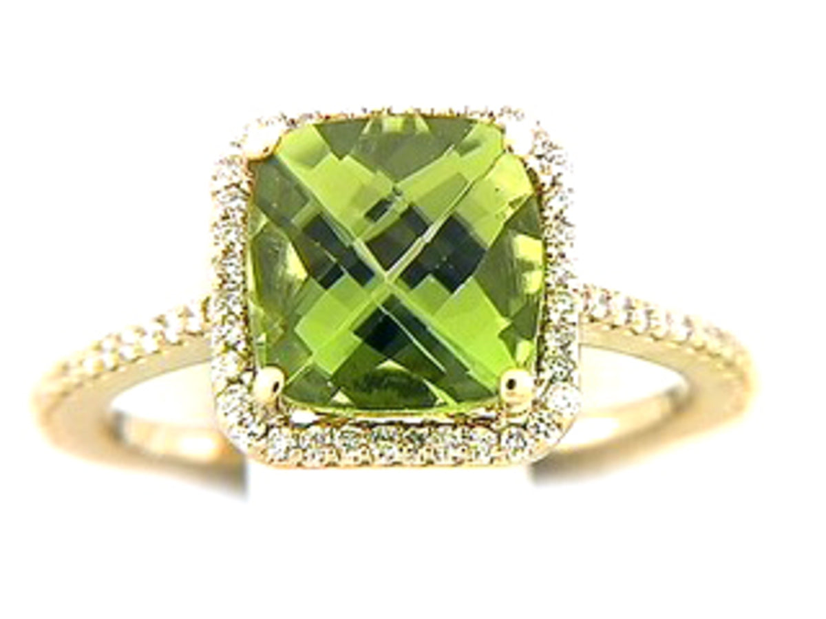 PERIDOT & DIAMOND RING
