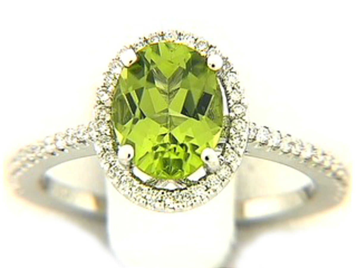 PERIDOT & DIAMOND RING