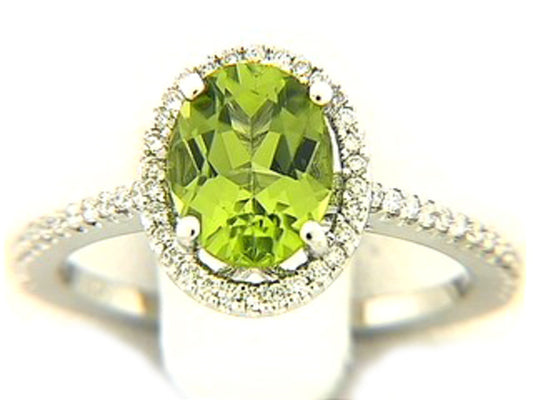 PERIDOT & DIAMOND RING