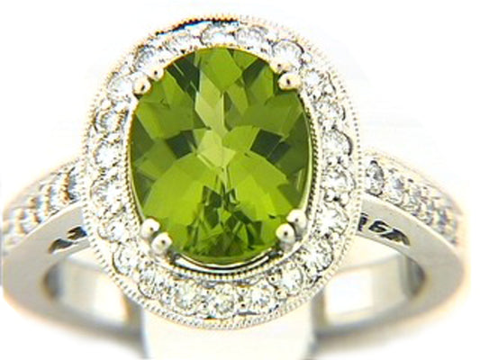 PERIDOT & DIAMOND RING