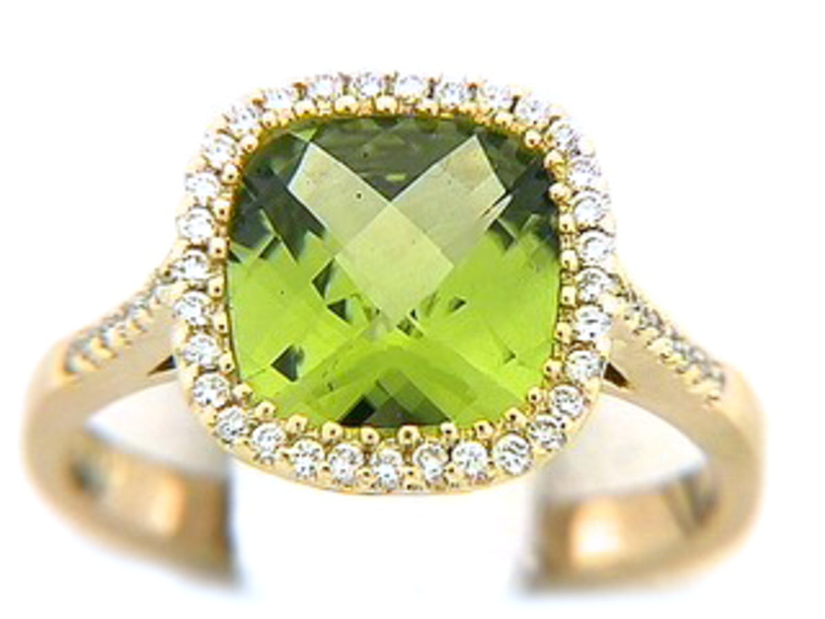 CHB PERIDOT & DIAMOND RING