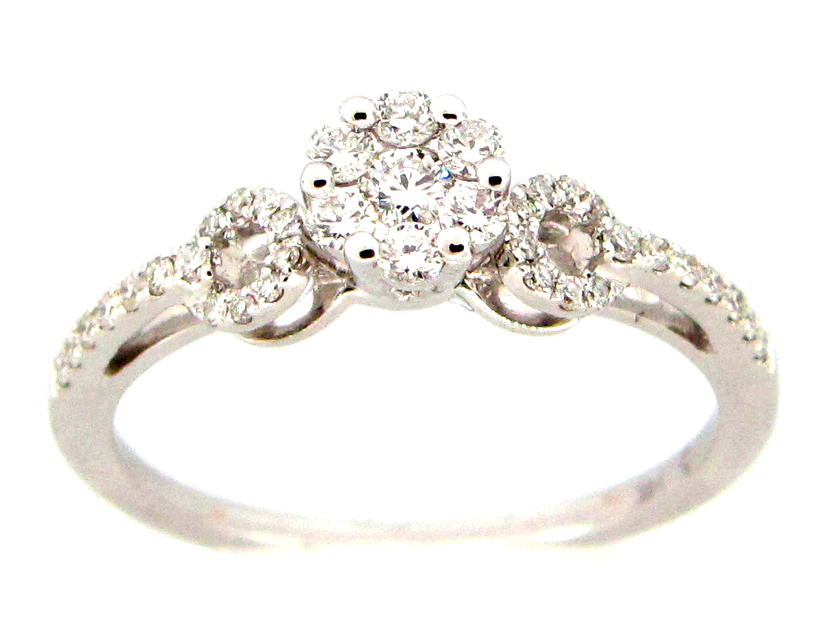 DIAMOND RING, 14KW (N)