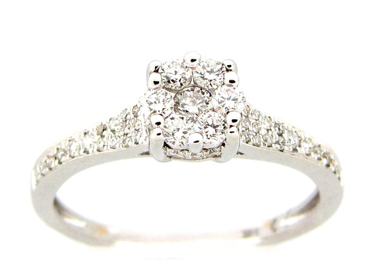 DIAMOND RING, 14KW (N)