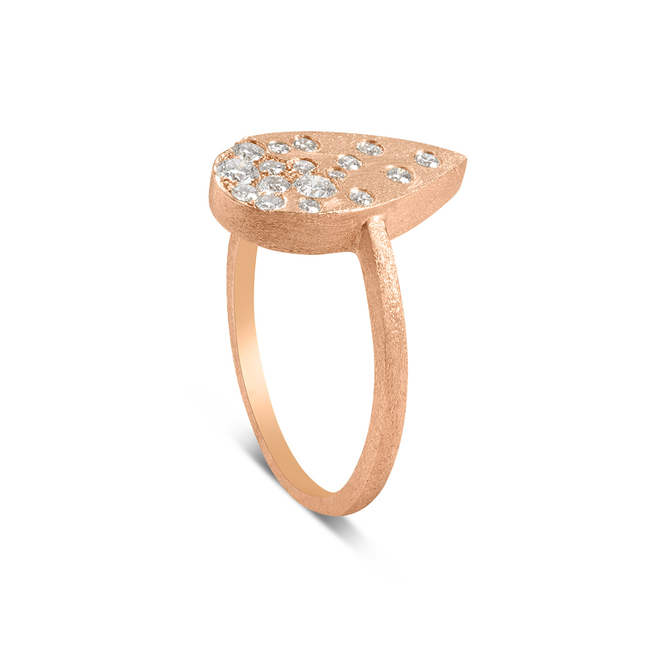 Diamond Confetti Pear Ring