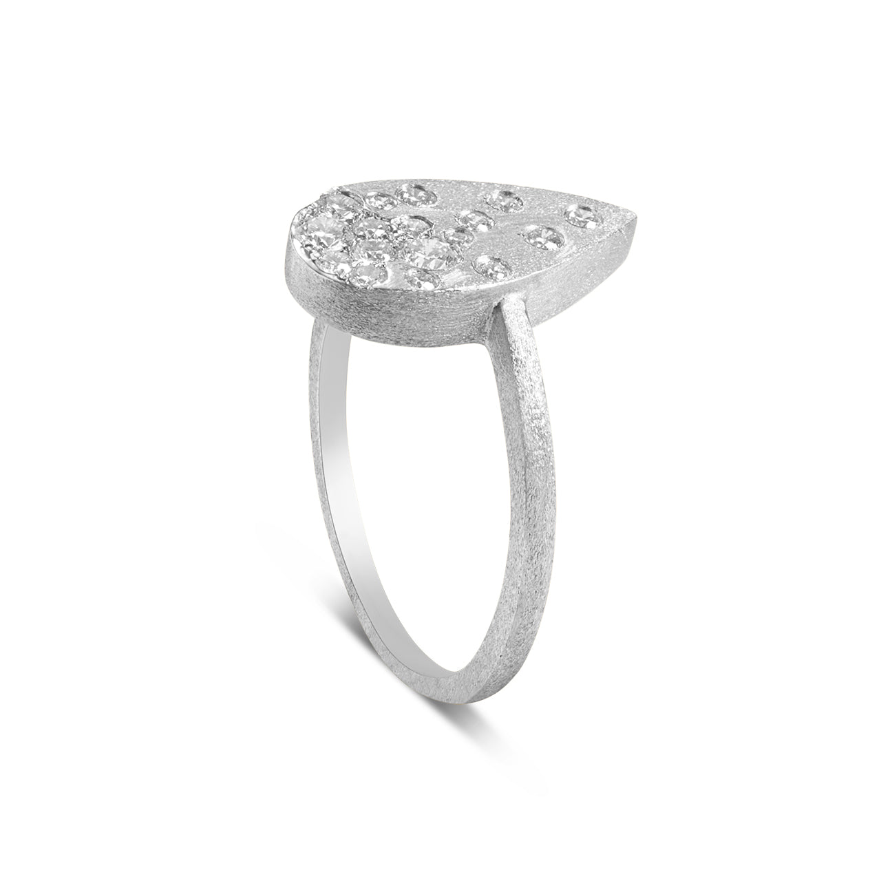 Diamond Confetti Pear Ring