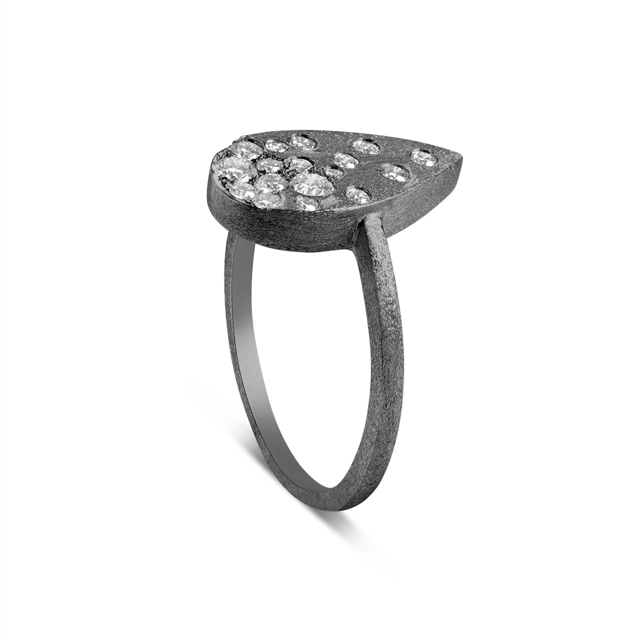 Diamond Confetti Pear Ring