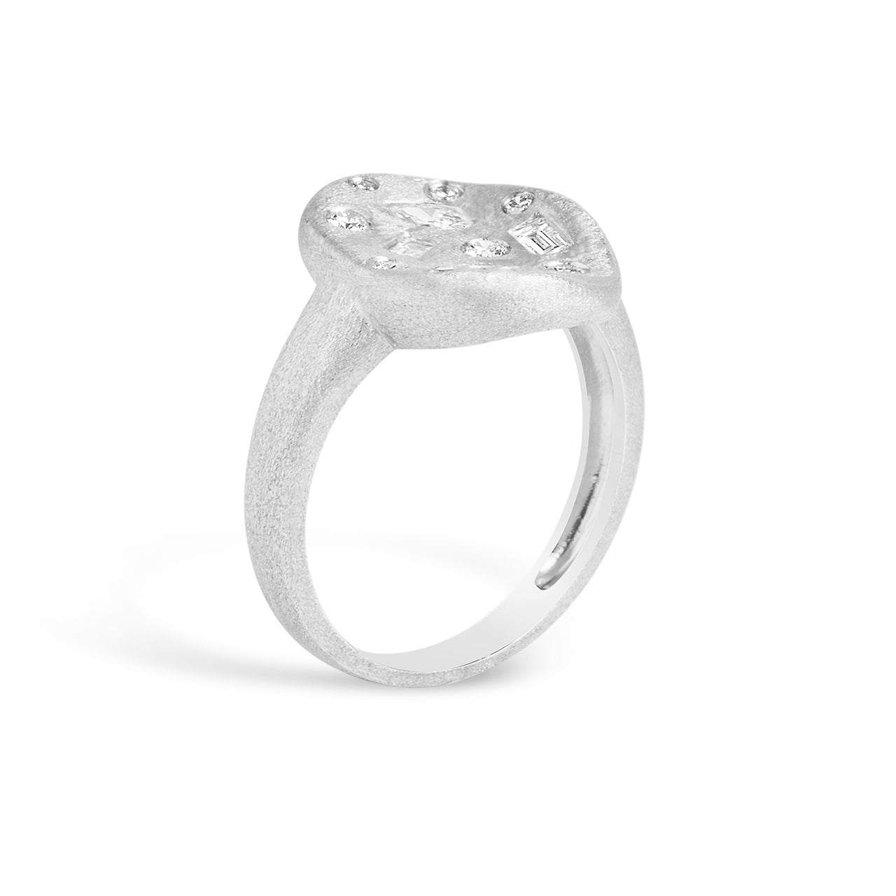 Diamond Fancy Scatter Artisan Ring