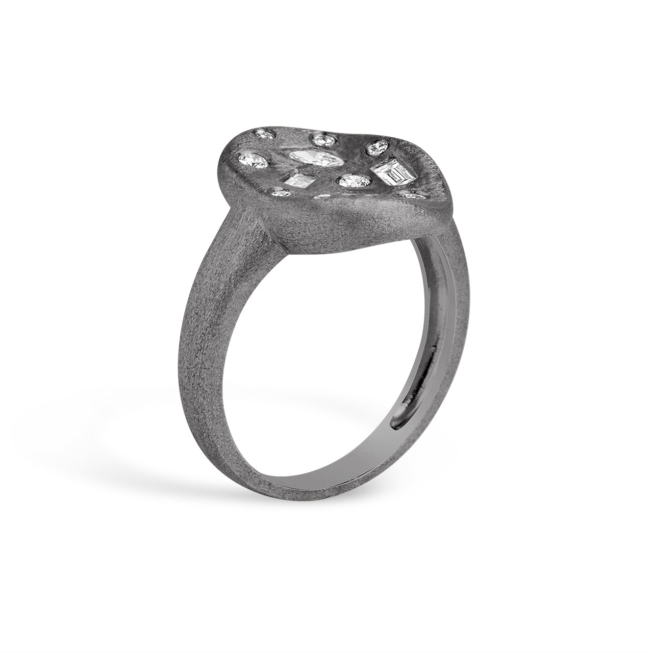 Diamond Fancy Scatter Artisan Ring