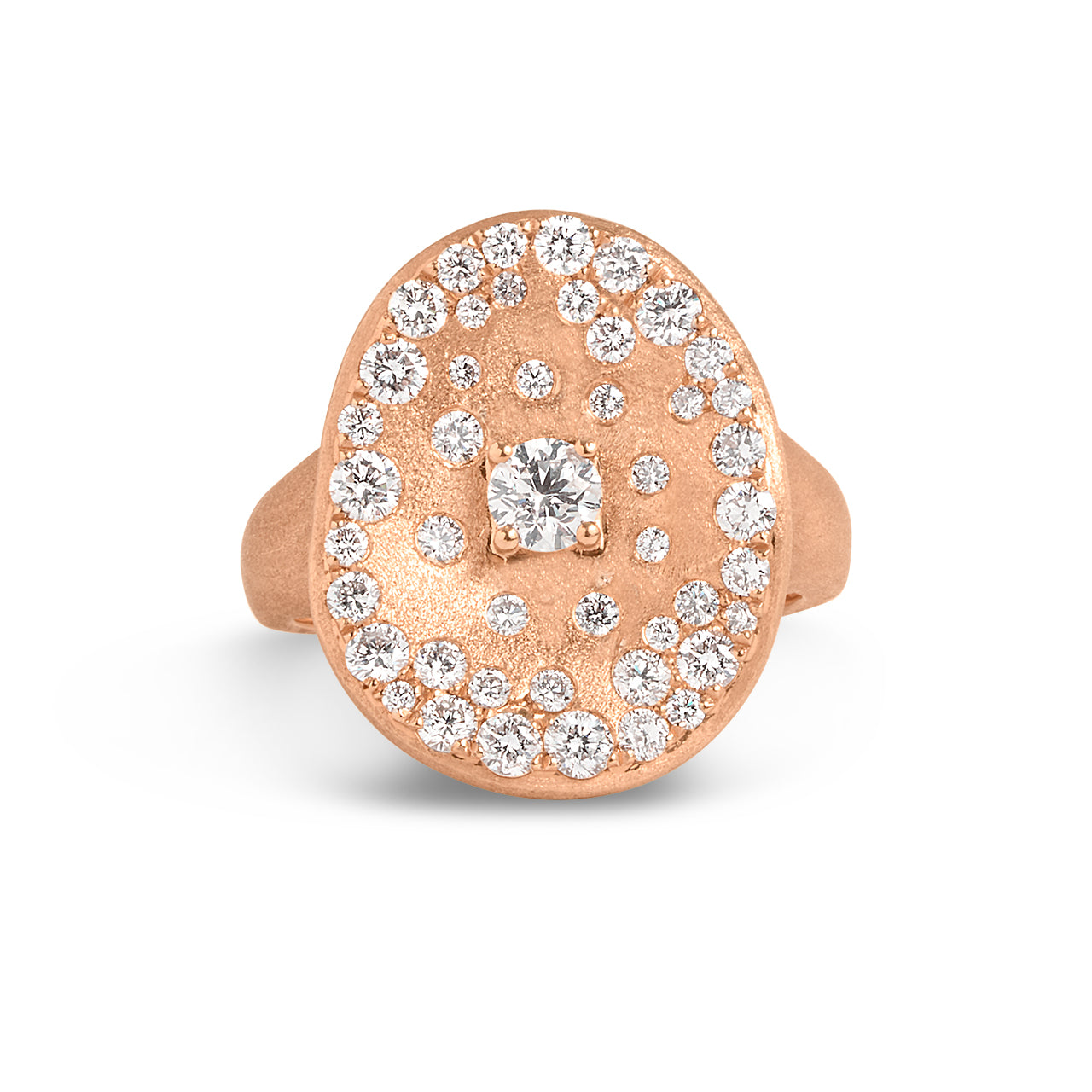 Diamond Confetti Artisan Cocktail Ring