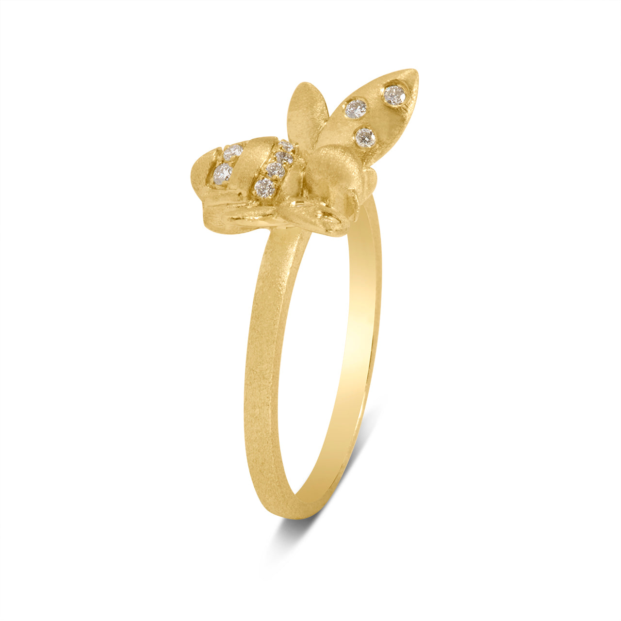 Diamond Confetti Bumble Bee Ring