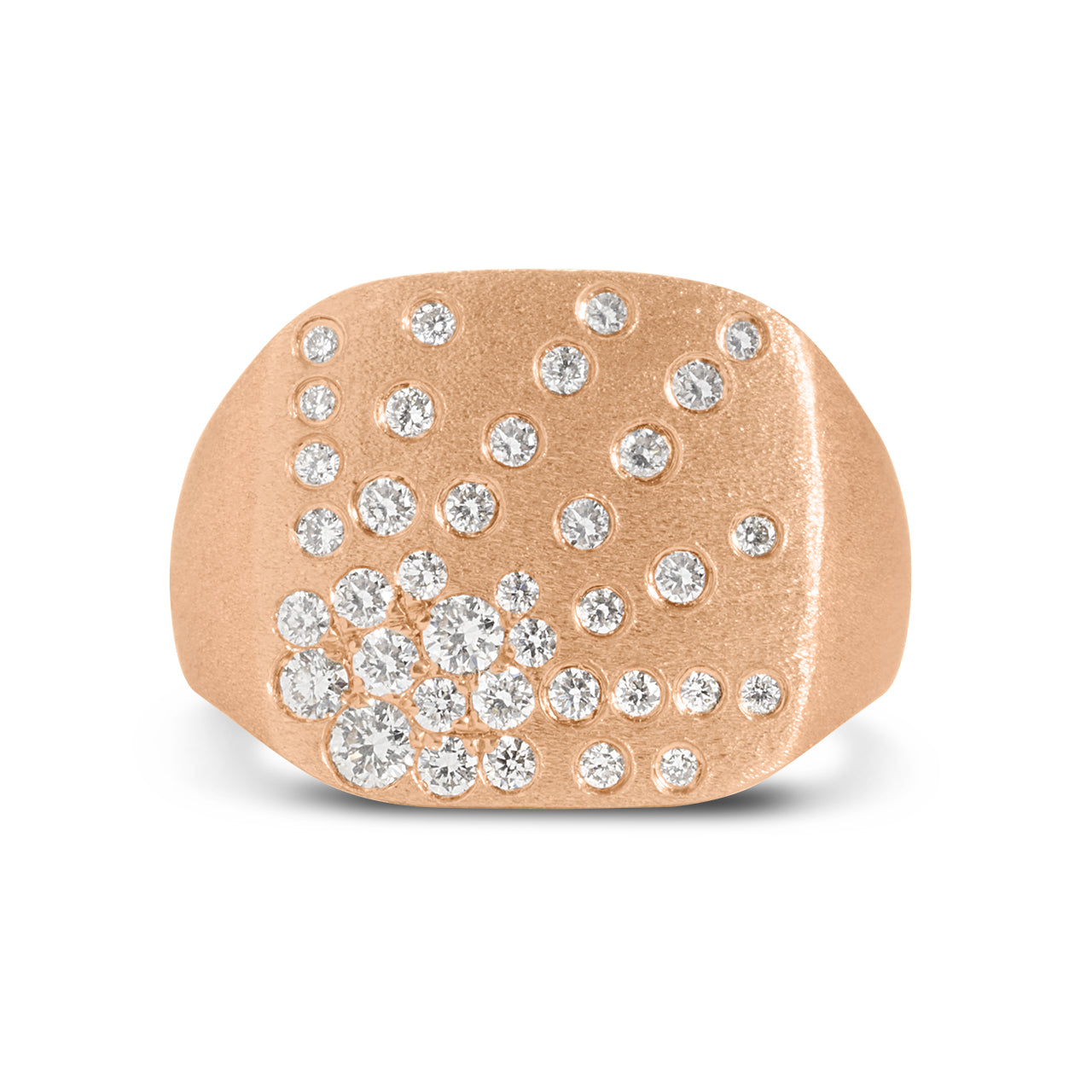 Diamond Galaxy Cushion Ring