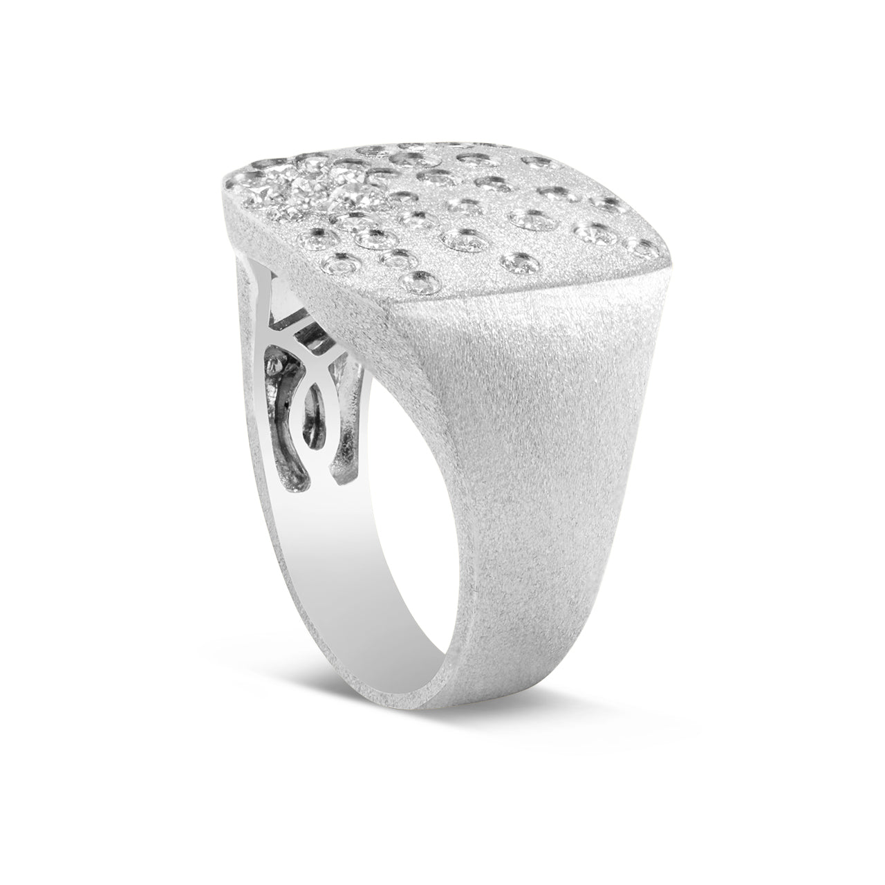 Diamond Galaxy Cushion Ring
