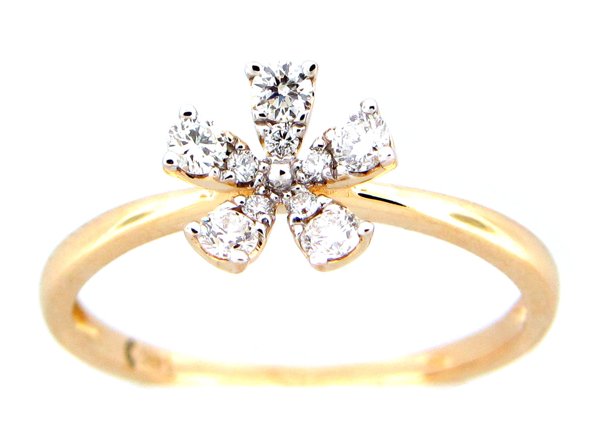 DIAMOND FLORETTE RING