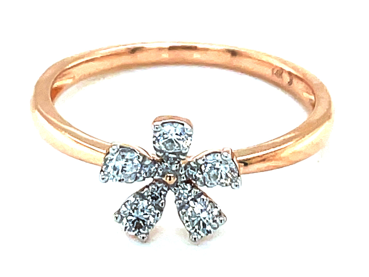 DIAMOND FLORETTE RING
