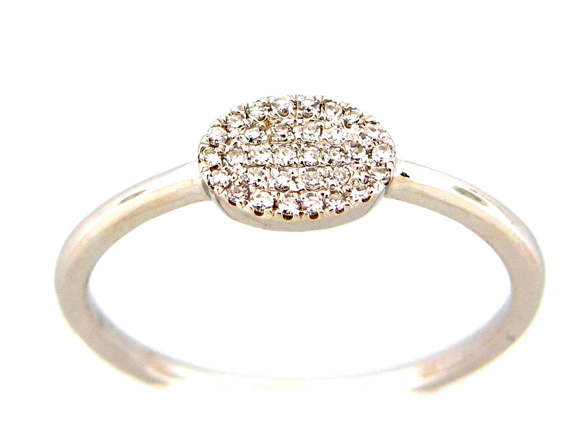 DIAMOND OVAL RING